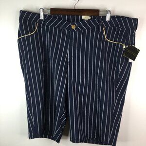 South Pole Navy Love Boat Bermuda shorts